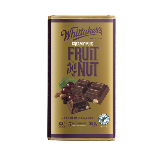 Whittaker's Chocolates - Classic Blocks - Fruit and Nut