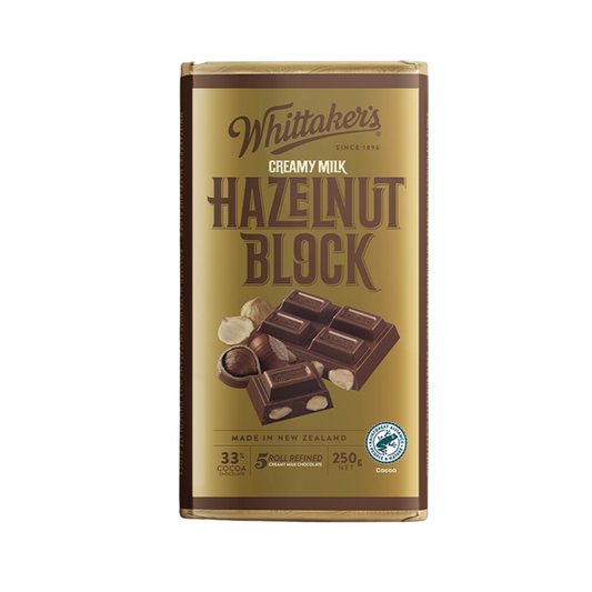 Whittaker's Chocolates - Classic Blocks - Hazelnut