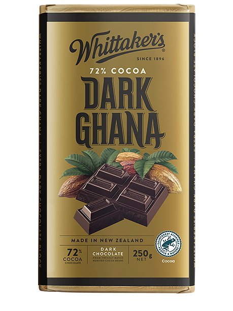 Whittaker's Chocolates - Classic Blocks - Dark Ghana (72% Cocoa)