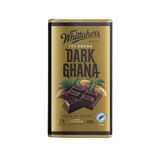 Whittaker's Chocolates - Classic Blocks - Dark Ghana (72% Cocoa)